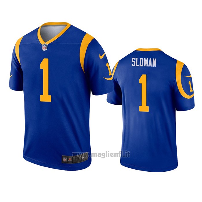 Maglia NFL Legend Los Angeles Rams Sam Sloman Blu
